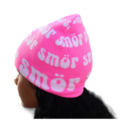 Life's a Spiral beanie (Pink/BCA)
